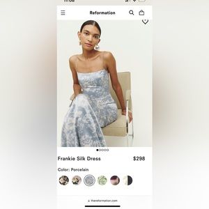 REFORMATION. - Light blue Frankie dress